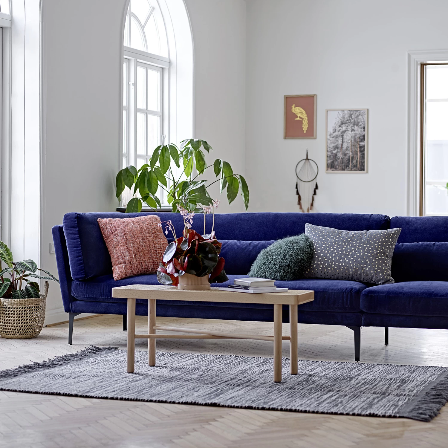 Bloomingville Wollteppich Grau â Bild 2