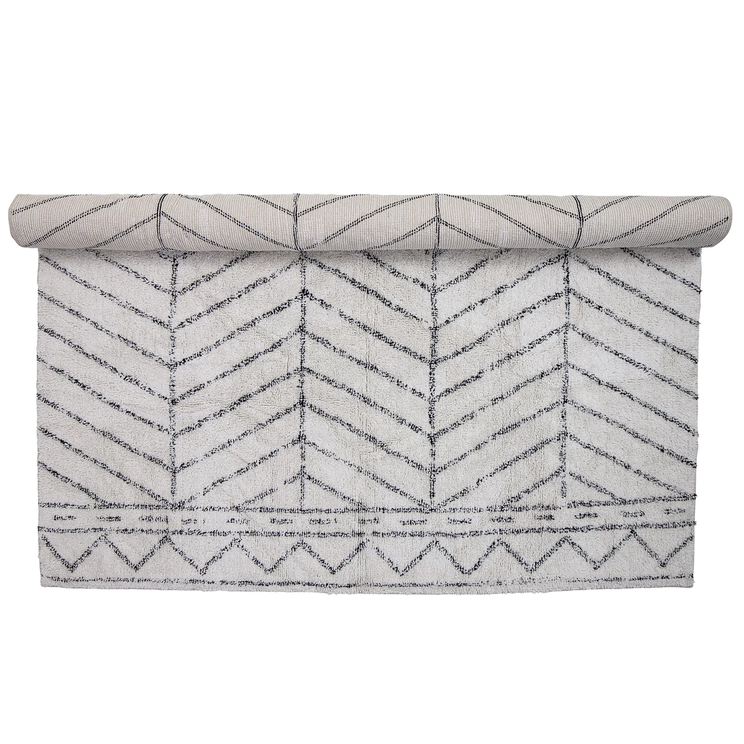 Bloomingville Baumwollteppich Muster