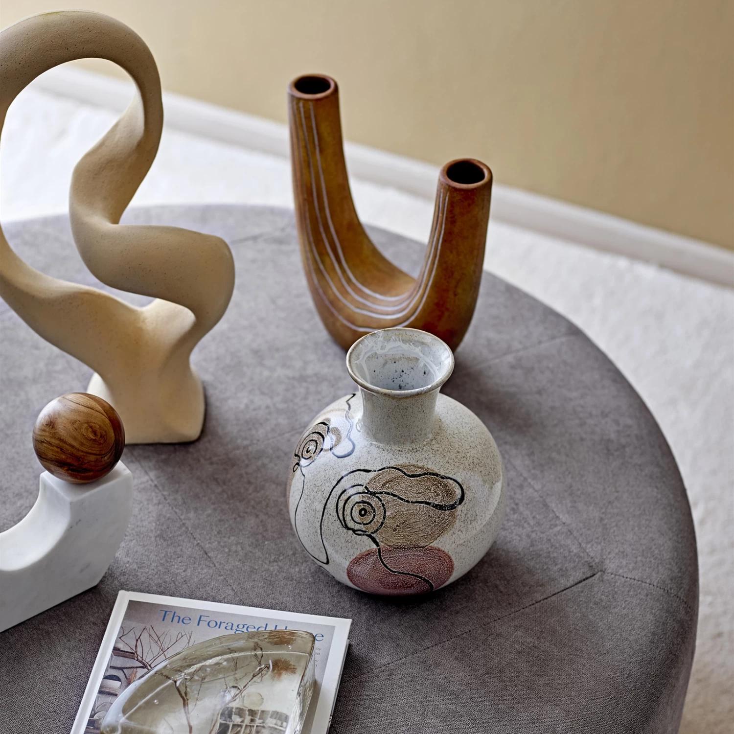 Bloomingville Vase Handlackiert 22,5cm â Bild 3