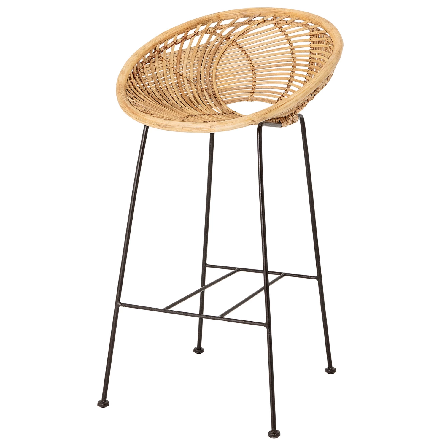 Bloomingville Yonne Barstuhl Rattan – Bild 2