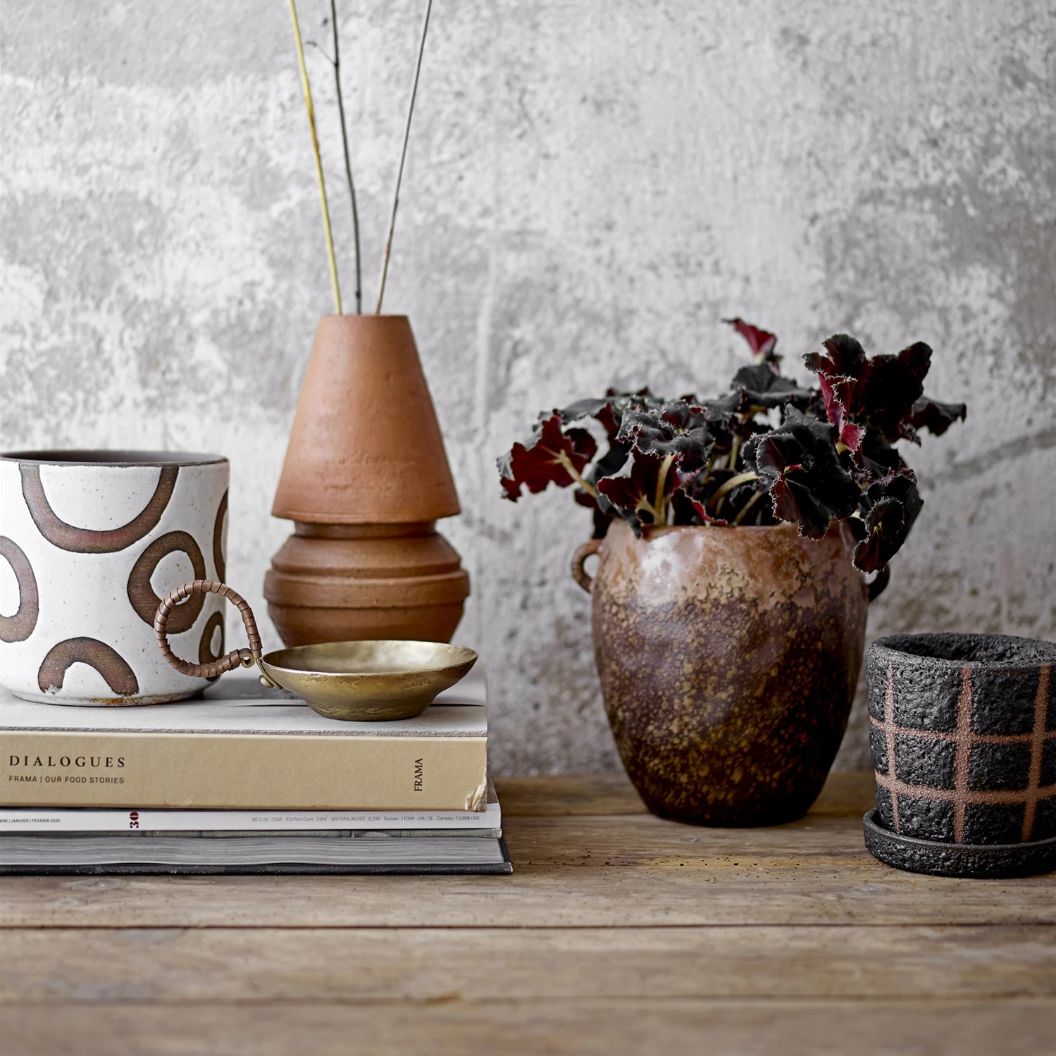 Bloomingville Nenne Blumentopf Mit Henkel Ă16cm â Bild 2