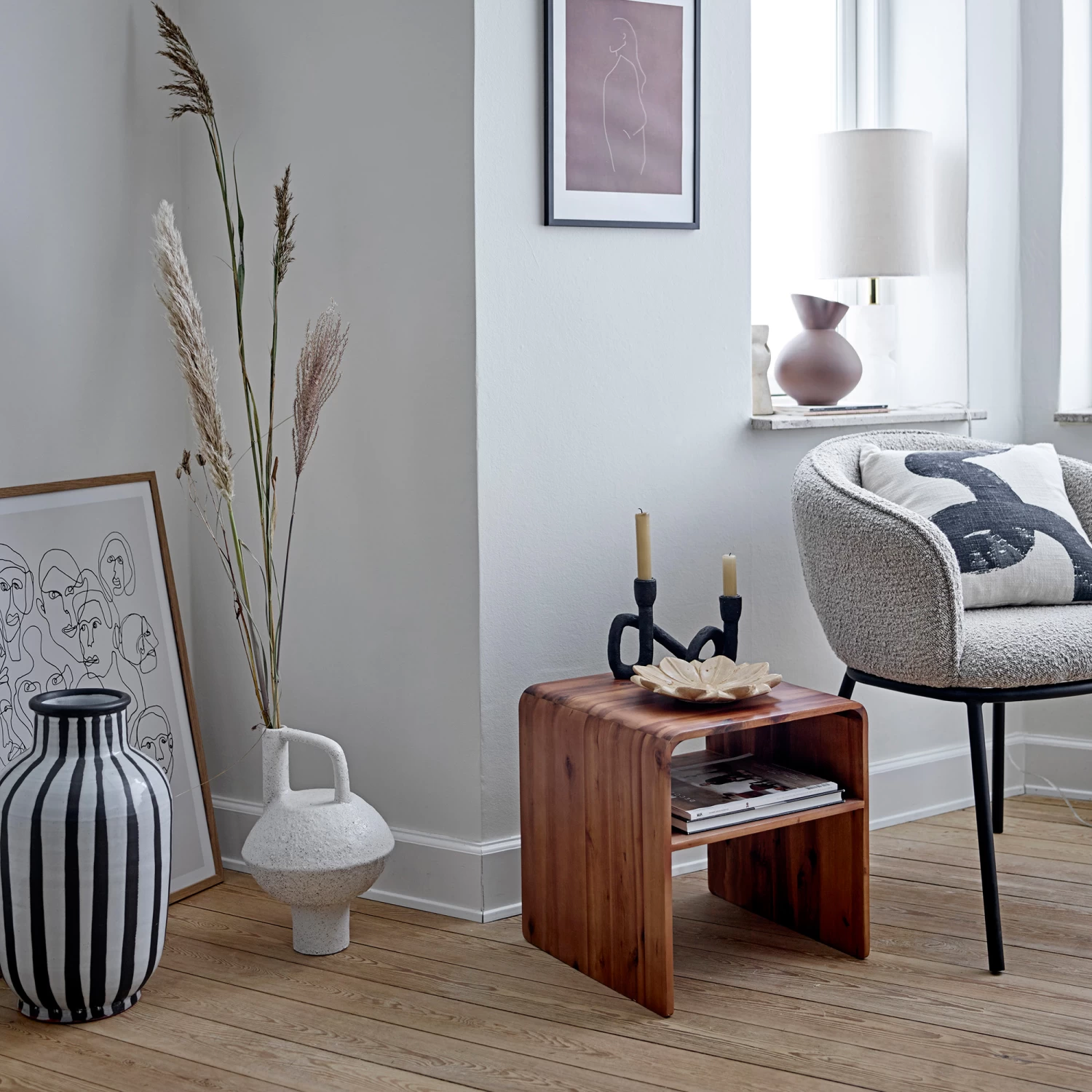 Bloomingville Hassel Beistelltisch Akazie – Bild 2