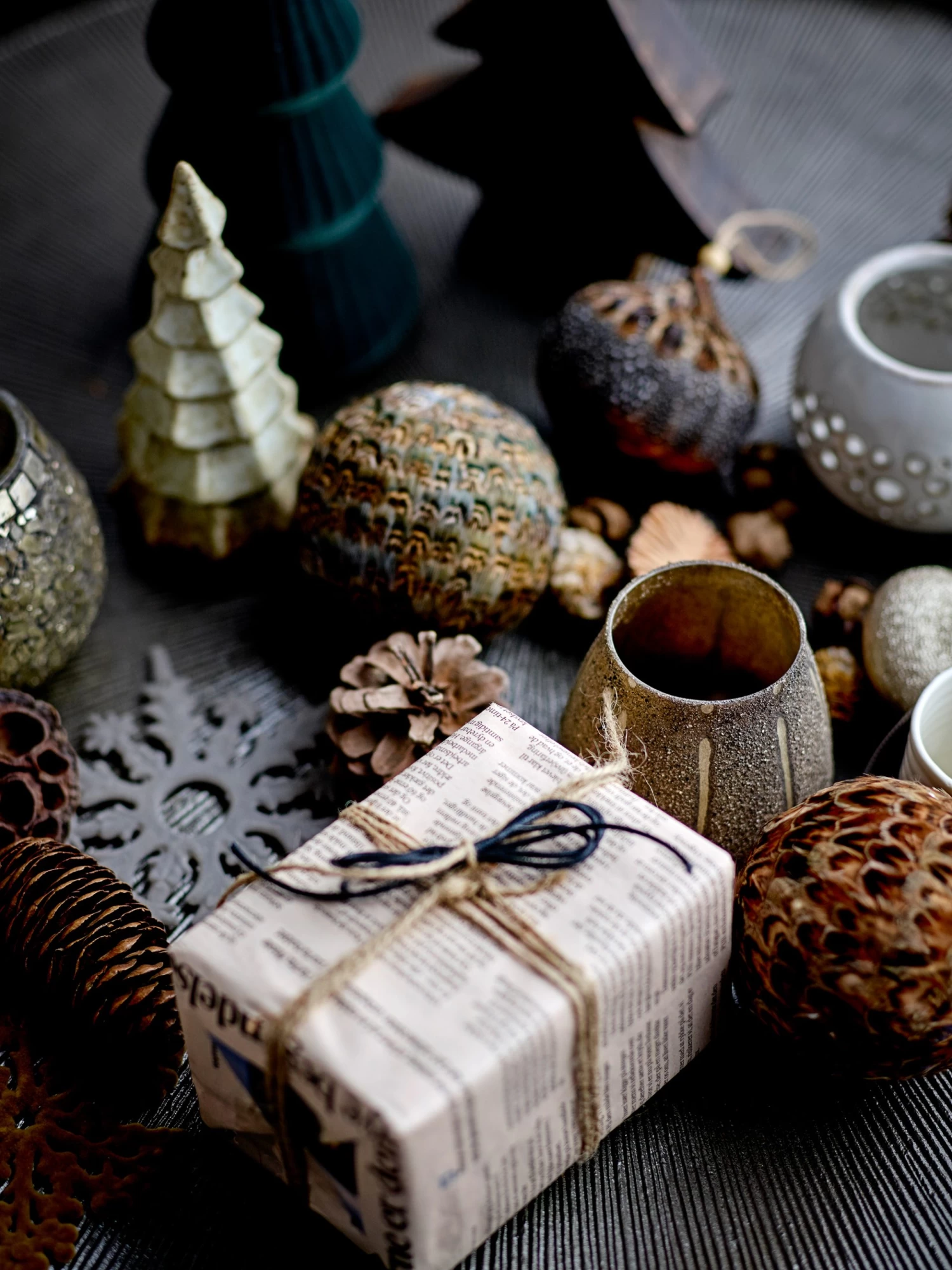 Bloomingville Misba Weihnachtskugel Ø9cm 4 Teile – Bild 6