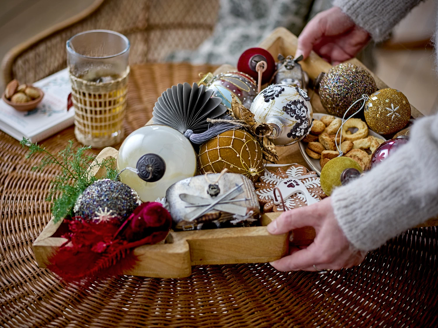 Bloomingville Hani WeihnachtsanhĂ€nger 3 Teile â Bild 4