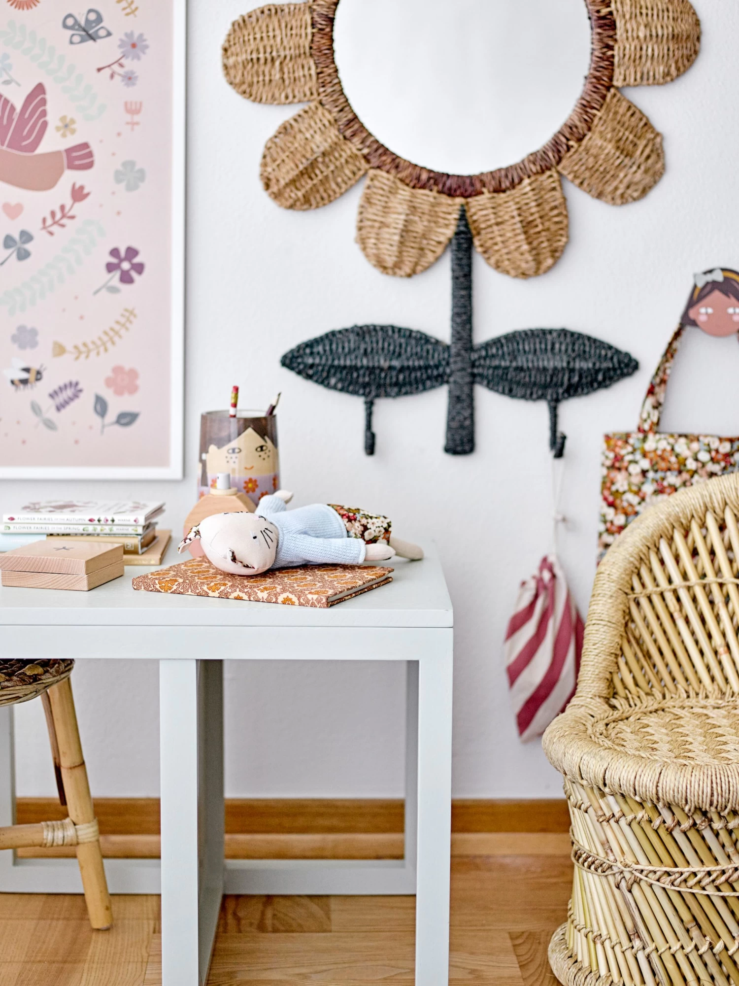 Bloomingville Nabiya Spiegel Mit Haken 56 X 74cm â Bild 3