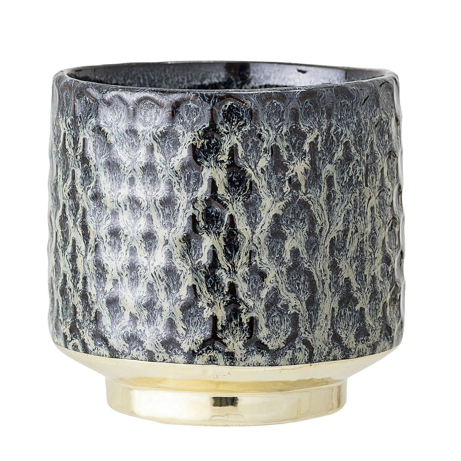 Bloomingville Blumenvase 10cm, Blau