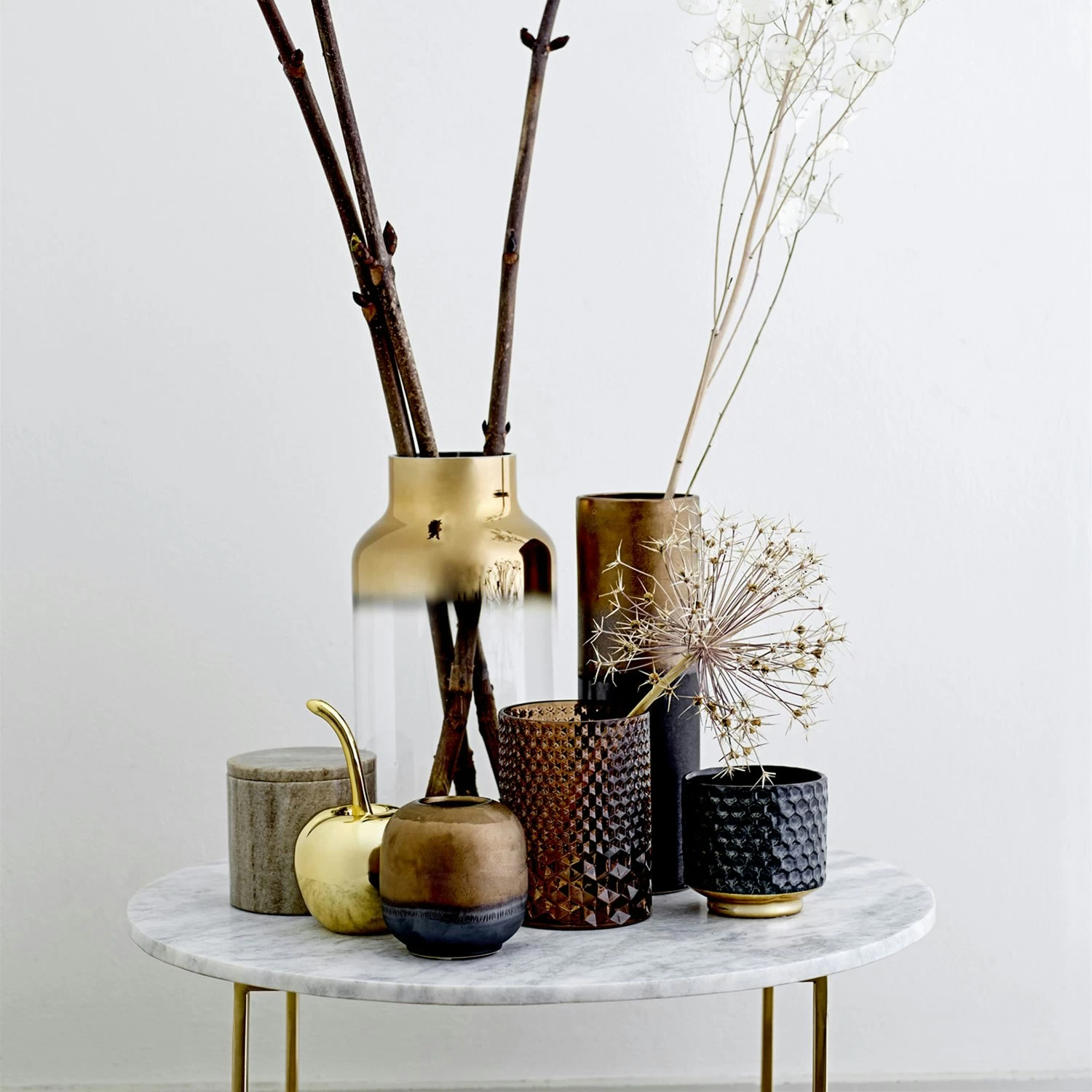 Bloomingville Blumenvase 10cm, Blau – Bild 2