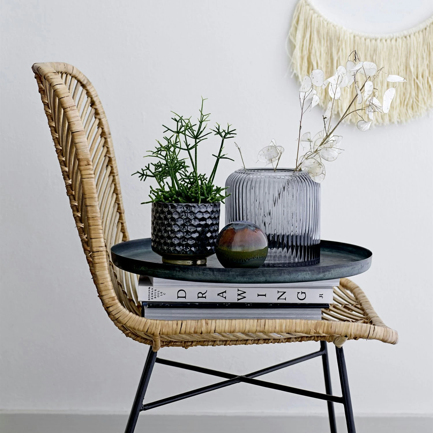 Bloomingville Blumenvase 10cm, Blau – Bild 3