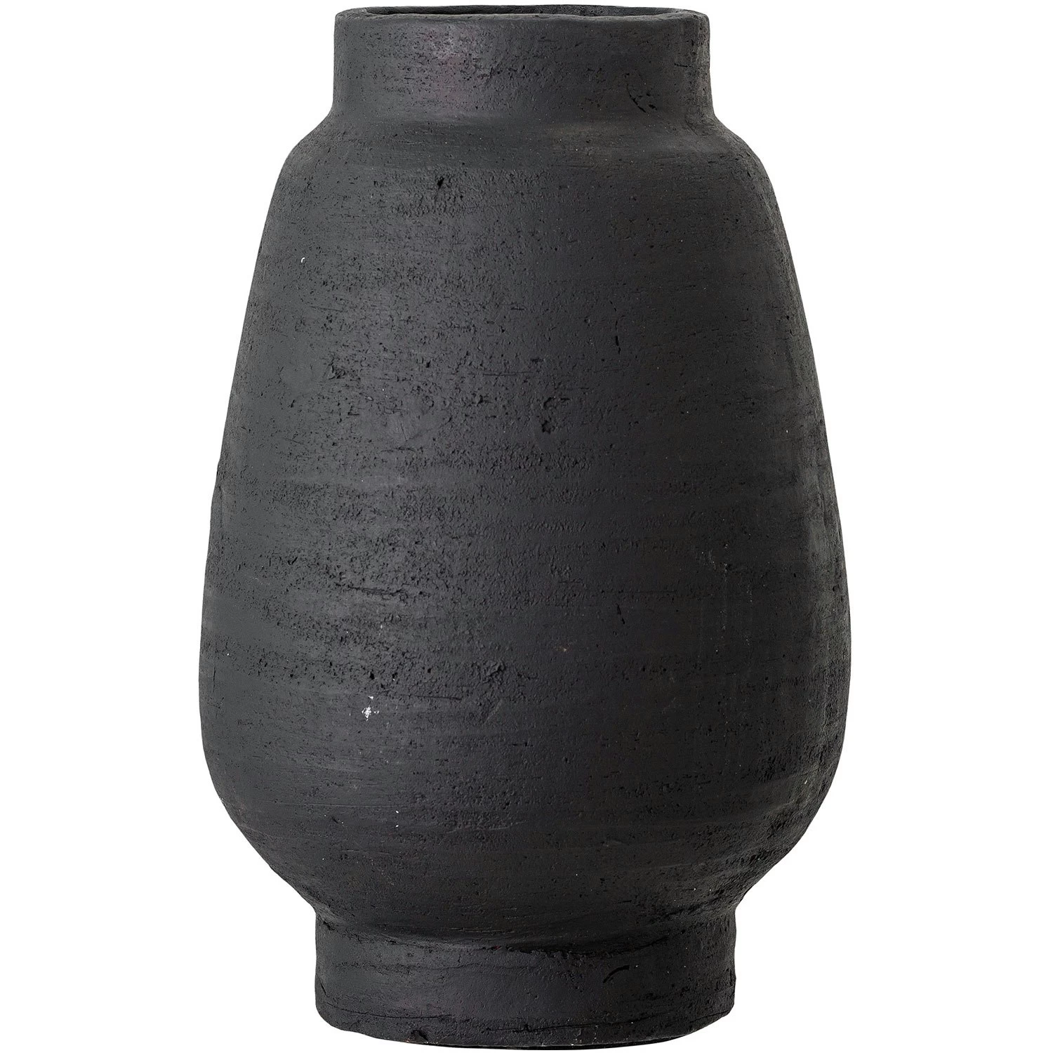 Bloomingville Gunilla Dekorative Vase Terrakotta, Schwarzmatt / Gold – Bild 2