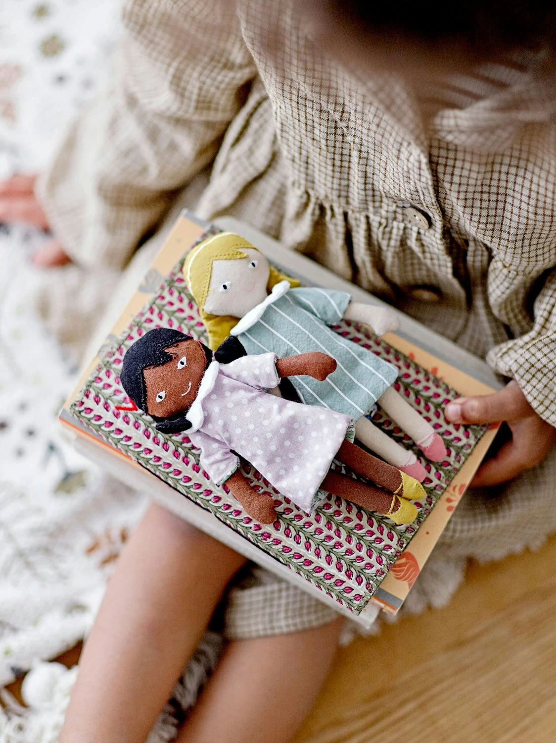 Bloomingville Hella And Stella Puppen Baumwolle 2 Teile – Bild 2