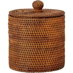 Bloomingville Jacko Kiste Mit Deckel 15x15 Cm Rattan, Natur