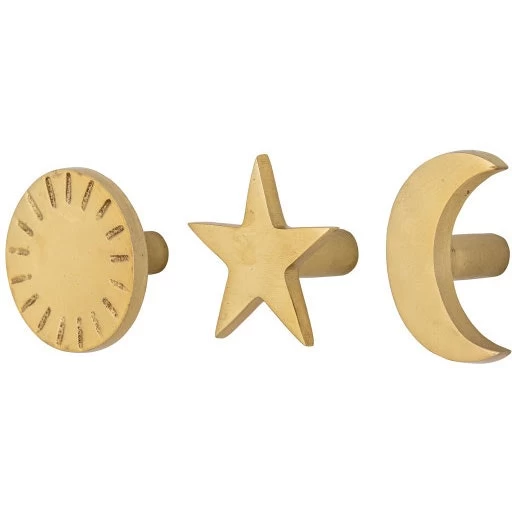 Bloomingville Kara Haken 3-er Set, Messing