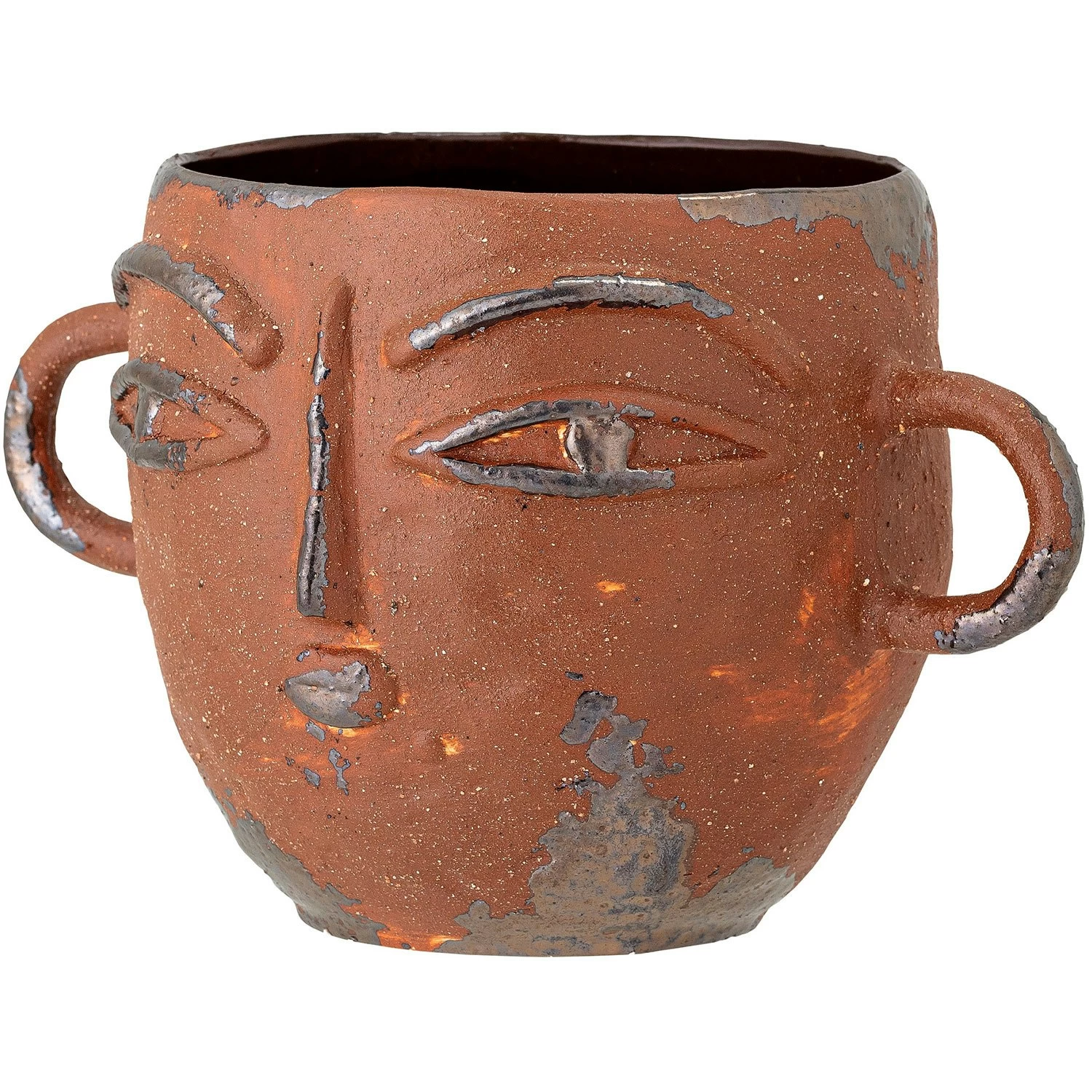 Bloomingville Lo Topf Steingut Ø18,5 Cm, Braun – Bild 2