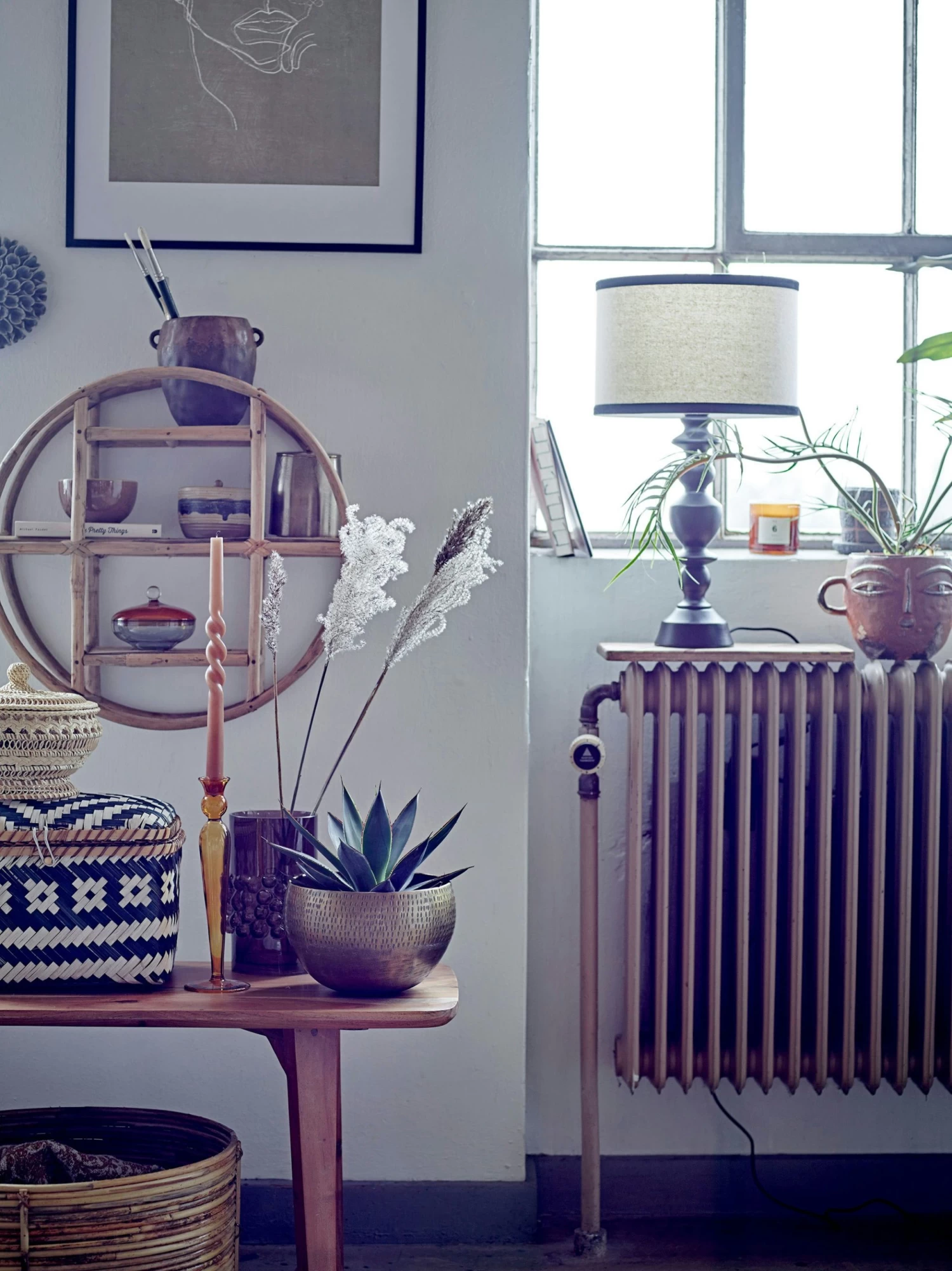 Bloomingville Lo Topf Steingut Ø18,5 Cm, Braun – Bild 3