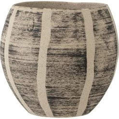 Bloomingville Madi Topf Steingut Ø18,5 Cm, Braun