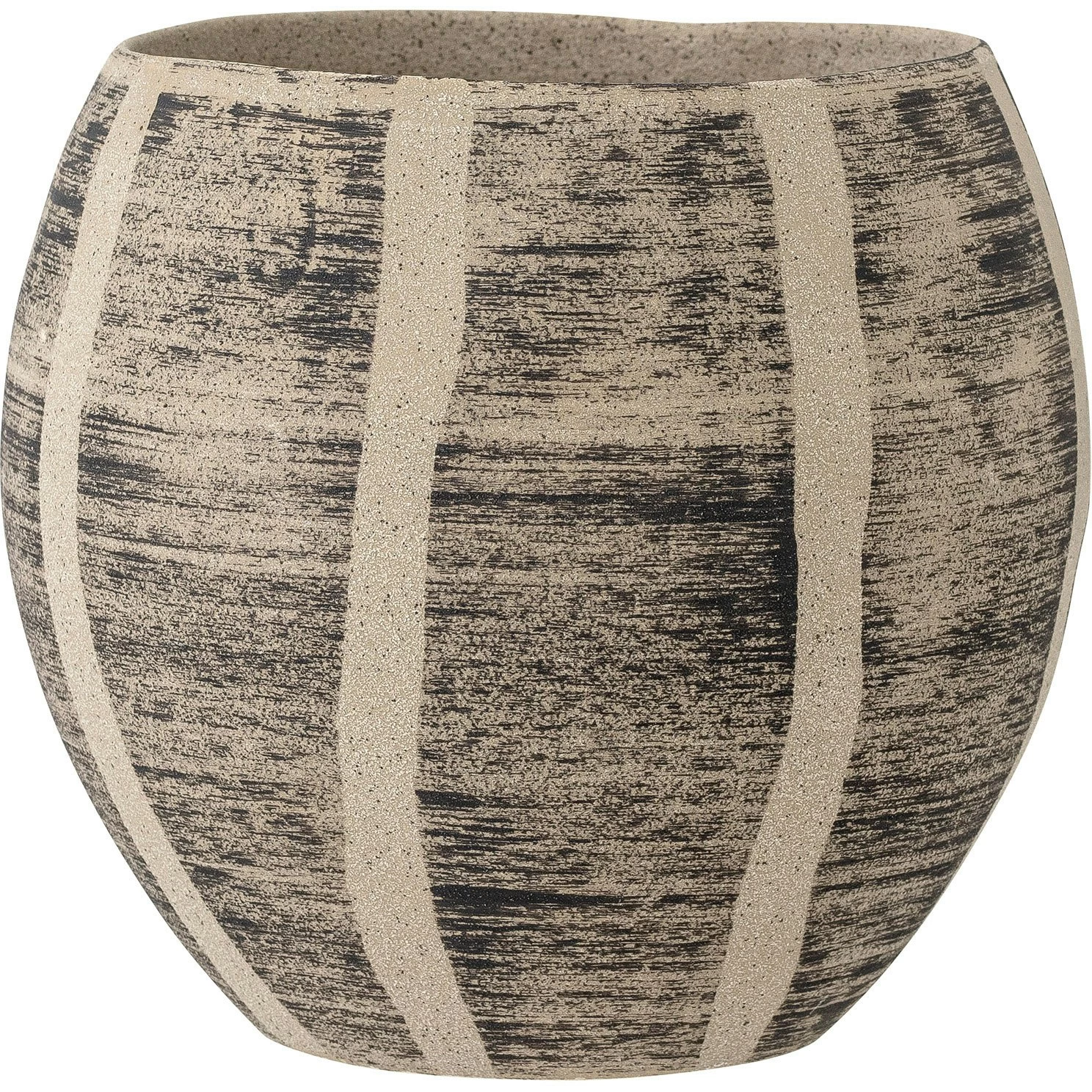 Bloomingville Madi Topf Steingut Ø18,5 Cm, Braun