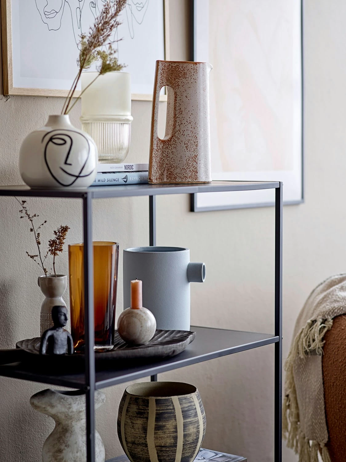 Bloomingville Madi Topf Steingut Ø18,5 Cm, Braun – Bild 2