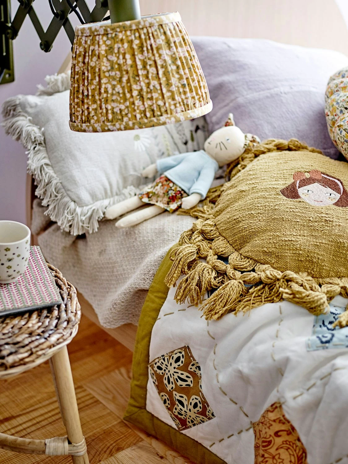 Bloomingville Moe Plüschtier Mit Tasche Baumwolle – Bild 3