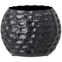 Bloomingville Venla Topf Metall Ø15 Cm, Schwarz