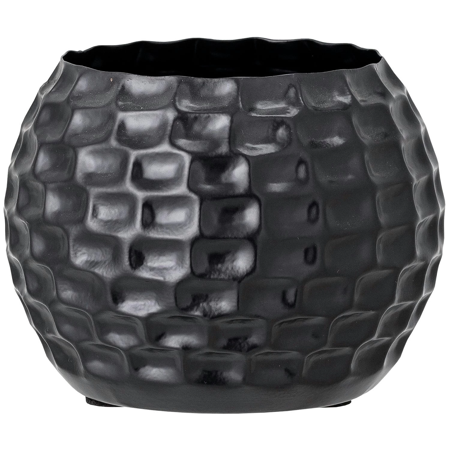 Bloomingville Venla Topf Metall Ø15 Cm, Schwarz