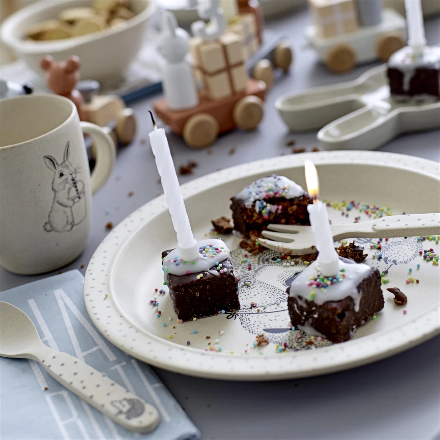 Bloomingville Geburtstagszug Holzspielzeug â Bild 2