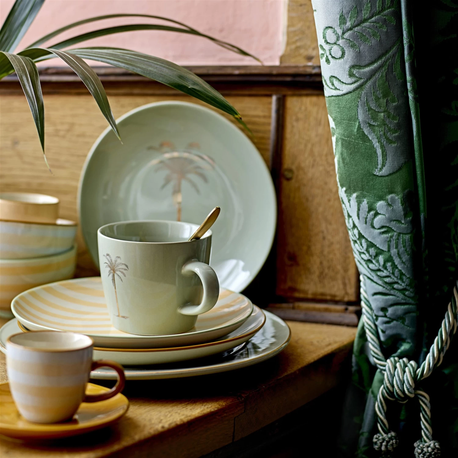 Bloomingville Miami Tasse Mit Untertasse 2er Pack – Bild 2